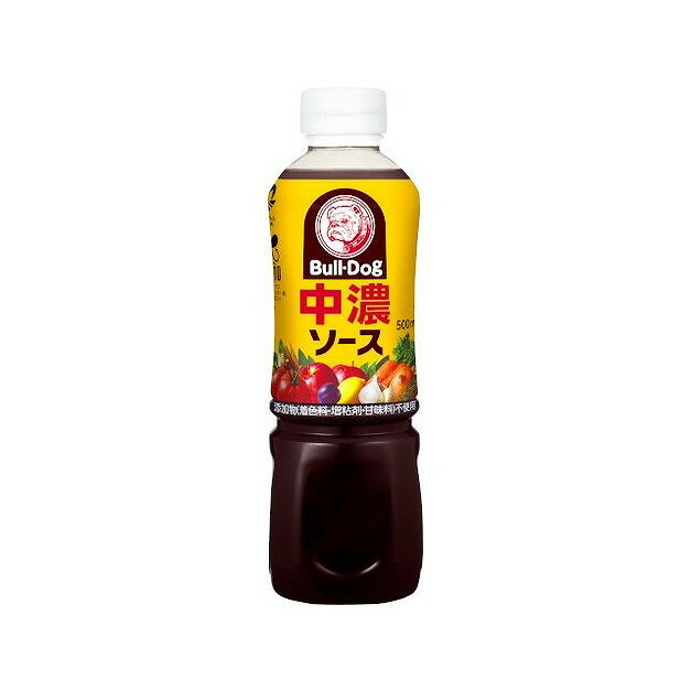 【10個セット】 ブルドック 中濃ソース パック 500ml x10 まとめ売り セット販売 お徳用 おまとめ品(代引不可)【送料無料】