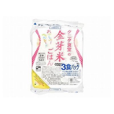 【8個セット】 トーヨー タニタ食堂の金芽米ごはん(神明 160gX3 x8(代引不可)【送料無料】