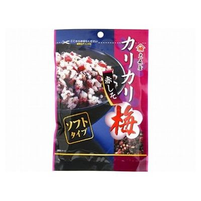 【商品説明】大きなカリカリ梅を使用し、食感のよいふりかけに仕上げた商品です。混ぜご飯・ふりかけ・おにぎり・お茶漬け・サラダや冷奴のトッピングなど、様々な料理にご使用いただけます。・原材料(アレルギー表記含む)赤しそ、梅、食塩、ごま、でん粉、砂糖、梅肉、還元水あめ、醸造酢、トレハロース、調味料(アミノ酸等)、酸味料、着色料S(紅麹、カロチノイド)、V.B1・賞味期限※仕入れ元の規定により半分以上期限のある商品のみ出荷致します。9ヶ月・保存方法別途パッケージに記載・メーカー名（株）大森屋・生産国日本【代引きについて】こちらの商品は、代引きでの出荷は受け付けておりません。【送料について】沖縄、離島は送料を頂きます。