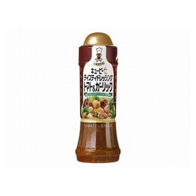 【12個セット】 キューピー テイスティドレ トマト&ガーリック 210ml x12(代引不可)【送料無料】