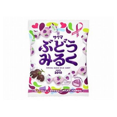 【10個セット】 サクマ ぶどうみるく 50g x10(代引不可)のサムネイル