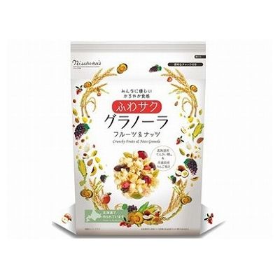 【4個セット】 日食 ふわサクフルーツ&ナッツグラノーラ 240g x4(代引不可)