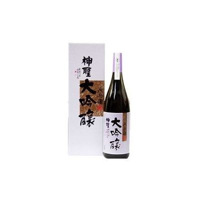 山本本家 神聖 大吟醸 1.8L x 1(代引不可)【送料無料】