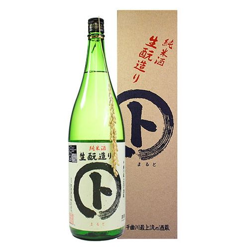 黒澤酒造 マルト 純米酒 生もと造り 箱入 1.8L x1(代引不可)【送料無料】