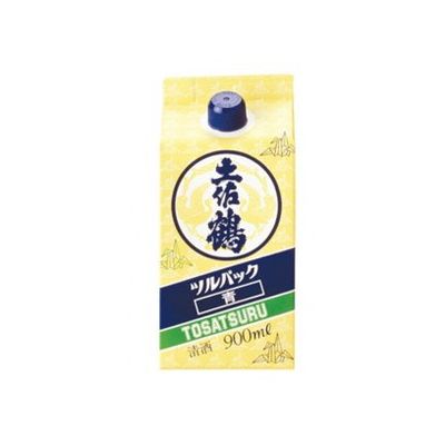 清酒 良等 土佐鶴 ツルパック(青) 900ml(代引不可)