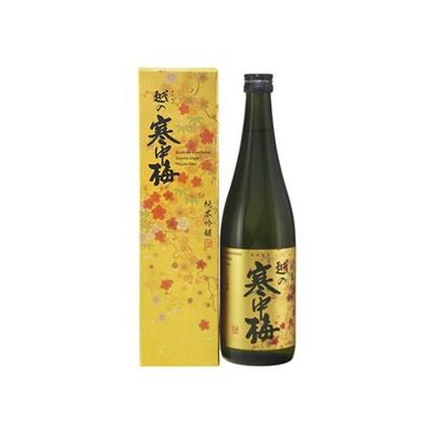 新潟銘醸 越の寒中梅 純米吟醸 金ラベル 720ml(代引不可)
