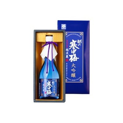 清酒 越の寒中梅 大吟醸 越淡麗DK-1 720ml(代引不可)【送料無料】