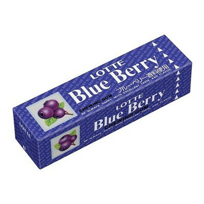 ロッテ 歯につきにくい ブルーベリーガム 9枚 x15 15個セット(代引不可)