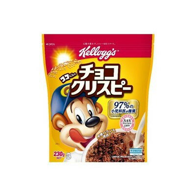 【商品説明】お米を香ばしく焼き上げて、チョコレートとココアで包んだやさしいサクサク食感のシリアル。お子様の成長を応援するカルシウムをたっぷり含み、8種類のビタミンと鉄分もバランスよく摂れます。栄養機能食品(カルシウム)。●原材料(アレルギー表記含む)米加工品（精米、砂糖、麦芽エキス、食塩）（タイ製造）、砂糖、ココア、チョコレート（乳成分を含む）／炭酸Ca、乳化剤（大豆を含む）、香料、ビタミンC、ナイアシン、酸化防止剤（ビタミンE）、鉄、ビタミンB2、ビタミンB1、ビタミンB6、ビタミンA、葉酸、ビタミンD、ビタミンB12●賞味期限※仕入れ元の規定により期限の半分を切った商品は出荷致しません。12ヶ月●メーカー名日本ケロッグ（同）●保存方法常温●生産国・加工国日本【代引きについて】こちらの商品は、代引きでの出荷は受け付けておりません。【送料について】沖縄、離島は別途送料を頂きます。