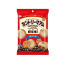 【商品説明】定番のカントリーマアム（バニラ）のミニサイズ。チョコチップをしっとり食感の中側生地に練り込み、サックリ食感の外側生地で包み込み焼き上げた、2重構造のチョコチップクッキー。●原材料(アレルギー表記含む)小麦粉（国内製造）、砂糖、植物油脂、チョコレートチップ（乳成分を含む）、還元水あめ、白ねりあん（乳成分を含む）、卵、全脂大豆粉、カカオマス、水あめ、脱脂粉乳、食塩、卵黄（卵を含む）、全粉乳／加工デンプン、乳化剤（乳・大豆由来）、香料（乳・大豆由来）、安定剤（加工デンプン）、膨脹剤、カラメル色素●賞味期限※仕入れ元の規定により期限の半分を切った商品は出荷致しません。9ヶ月●メーカー名（株）不二家●保存方法常温●生産国・加工国日本【代引きについて】こちらの商品は、代引きでの出荷は受け付けておりません。【送料について】沖縄、離島は別途送料を頂きます。