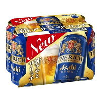 【4個セット】 アサヒ ザ リッチ 6缶パック 350mlX6 x4(代引不可)【送料無料】