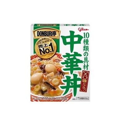 【商品説明】本格的な味つけと具材による食べ応えが楽しめるレトルト丼です。●原材料野菜（もやし（国産）、たけのこ、ヤングコーン、たまねぎ、はくさい、きくらげ、にんじん、しいたけ、キャベツ）、うずら卵、水あめ、ごま油、砂糖、たん白加水分解物、しょうがペースト、チキンブイヨン、ポークブイヨン、にんにくペースト、はくさいエキス、しょうゆ、オイスターソース、XO醤、食酢、還元水あめ、フライドガーリックパウダー、香辛料、しょうがパウダー、かつおエキス、食塩、焼きあごエキス、こんぶエキス／増粘剤（加工デンプン）、調味料（アミノ酸等）、香料、酸化防止剤（V．C）、（一部に卵・小麦・えび・大豆・鶏肉・豚肉を含む）●生産国日本●賞味期限13ヶ月※仕入れ元の規定により製造から半分以上期限の残った商品のみ出荷致します●保存方法別途パッケージに記載【代引きについて】こちらの商品は、代引きでの出荷は受け付けておりません。【送料について】沖縄、離島は送料を頂きます。