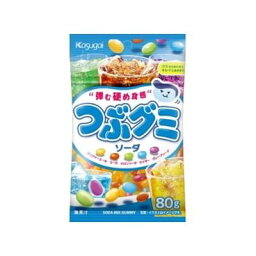 【6個セット】 春日井製菓 Jつぶグミ ソーダ 80g x6(代引不可)