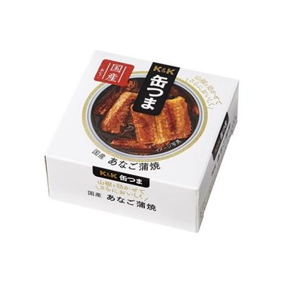 【6個セット】 K&K 缶つま 国産あなご蒲焼 80g x6(代引不可)【送料無料】