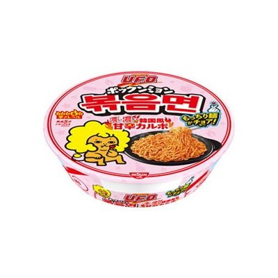 【12個セット】 日清食品 UFOポックンミョン韓国甘辛カルボ 101g x12(代引不可)【送料無料】 1