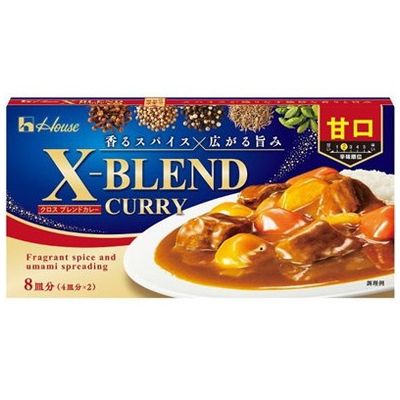 【10個セット】 ハウス クロスブレンドカレー 甘口 140g x10(代引不可)【送料無料】のサムネイル
