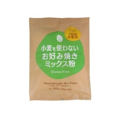 【12個セット】 大潟村 グルテンフリーお好み焼ミックス粉 300g x12(代引不可)【送料無料】