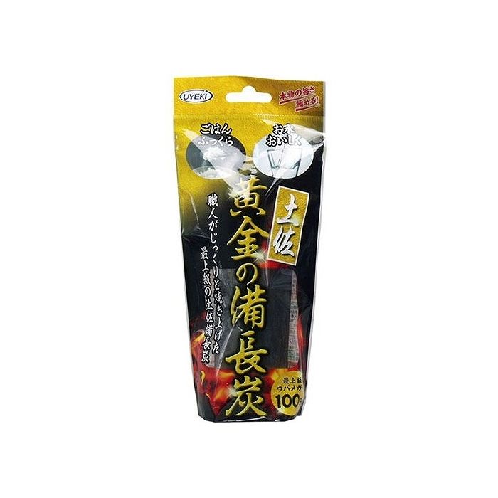 UYEKI ウエキ 土佐 黄金の備長炭(丸物タイプ) 1本入 備長炭 炭 棒 消臭 ウバメガシ 不純物 カルキ 天然 ミネラルのサムネイル