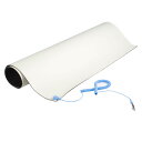 StarTech ZSTEC 60cm x 70cm 作業場用静電気防止シート/帯電防止マット ベージュ クリップ付き静電気防止用ストラップ M3013(代引き不可)(2)
