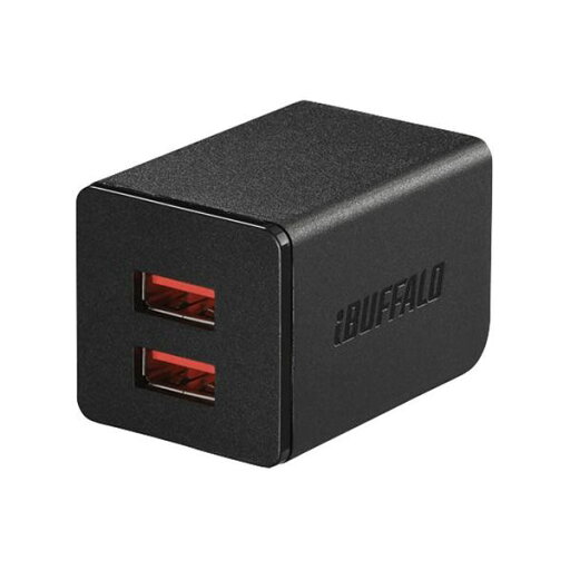 BUFFALO AC-USB 2.4A 自動判別USBx2 ブラック BSMPA2402P2BK(代引不可) BUFFALO AC-USB 2.4A 自動判別USBx2 ブラック BSMPA2402P2BK(代引不可)