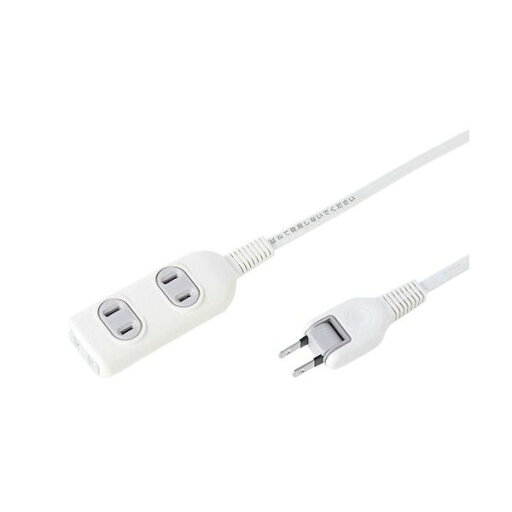 サンワサプライ 電源タップ 2P・3個口 2m TAP-3W2N(代引不可) サンワサプライ 電源タップ 2P・3個口 2m TAP-3W2N(代引不可)
