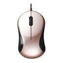BUFFALO 有線 BlueLED 静音 3ボタンマウス ベージュピンク BSMBU100BP(代引不可)(2)