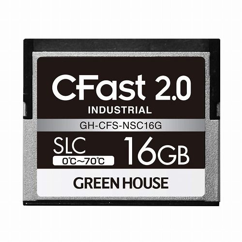 グリーンハウス CFast2.0 SLC 0~70℃ 16GB GH-CFS-NSC16G(代引不可) グリーンハウス CFast2.0 SLC 0~70℃ 16GB GH-CFS-NSC16G(代引不可)