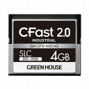 メモリカード.CFast2.0 SLC 0〜70℃ 4GB商品説明●CFast Specification V2.0準拠●組み込み機器に最適●書き込み速度などの高速性を重視したSLCタイプ●PIO / MWDMA / UltraDMA対応●省消費電力●強力なECC機能(40bit/1024Byte)搭載●スタティックウェアレベリング機能搭載●バッドブロック管理機能搭載●鉛などの含有量を抑えた環境にやさしい、RoHS指令対応商品仕様製品タイプ：CFast記憶容量：4GB仕様：■規格:CFast Specification V2.0、SATA 1.0a、SATA 2.6、SATA 3.0■インターフェース:CFast 7-pin + 17pin■NANDフラッシュ:SLC■容量:4GB■データ転送速度(最大):読込231.4MB/s、書込60MB/s■衝撃耐性:1500G / 0.5ms■振動耐性:7Hz〜2000Hz 3軸 20G■動作温度:0℃〜+70℃■動作湿度:10%〜95%(結露なきこと)■保管温度:-20℃〜+80℃■保管湿度:10%〜95%(結露なきこと)■電源電圧:+5V±5%■消費電流(動作時最大):330mA■信頼性:スタティックウェアレベリング書き込み管理機能、ECC機能にて 1024Byteごとに、最大40bitの誤り訂正、バッドブロック管理、S.M.A.R.T.対応、■外形寸法:W42.8xD36.4xH3.3 (mm)■重量:約13g■RoHS:対応■保証期間:3年間仕様：■規格:CFast Specification V2.0、SATA 1.0a、SATA 2.6、SATA 3.0■インターフェース:CFast 7-pin + 17pin■NANDフラッシュ:SLC■容量:4GB■データ転送速度(最大):読込231.4MB/s、書込60MB/s■衝撃耐性:1500G / 0.5ms■振動耐性:7Hz〜2000Hz 3軸 20G■動作温度:0℃〜+70℃■動作湿度:10%〜95%(結露なきこと)■保管温度:-20℃〜+80℃■保管湿度:10%〜95%(結露なきこと)■電源電圧:+5V±5%■消費電流(動作時最大):330mA■信頼性:スタティックウェアレベリング書き込み管理機能、ECC機能にて 1024Byteごとに、最大40bitの誤り訂正、バッドブロック管理、S.M.A.R.T.対応、■外形寸法:W42.8xD36.4xH3.3 (mm)■重量:約13g■RoHS:対応■保証期間:3年間【代引きについて】こちらの商品は、代引きでの出荷は受け付けておりません。【送料について】北海道、沖縄、離島は送料を頂きます。