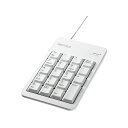 BUFFALO 有線テンキーボード Tabキー付き ホワイト BSTK100WHZ(代引不可)(2)