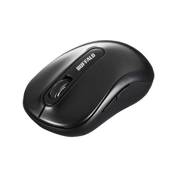BUFFALO 無線 5ボタン BlueLEDマウス ブラック BSMBW310BK(代引不可)