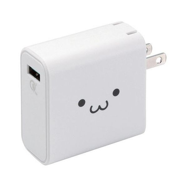 쥳 ޡȥե󡦥֥åACŴ QuickCharge3.0б USB1ݡ ۥ磻ȥե MPA-ACUQ01WF(Բ)