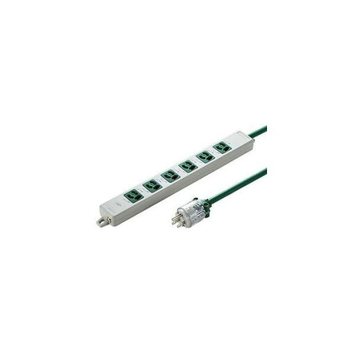 サンワサプライ 医用接地プラグ付き電源タップ バックアップ用 3P6個口 3m TAP-HPM6-3G(代引不可) サンワサプライ 医用接地プラグ付き電源タップ バックアップ用 3P6個口 3m TAP-HPM6-3G(代引不可)