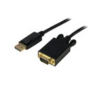 STARTECH.COM LTD DP2VGAMM6B DisplayPort-VGA変換ケーブル 1.8m ディスプレイポート DP (オス) - VGA(オス) 1920x1200(代引不可)(2)