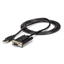 STARTECH.COM LTD ICUSB232FTN 1ポートUSB-ヌルモデムRS232Cシリアル変換ケーブル(クロスケーブル) 1x USB A オスー1x DB-9(D-Sub 9ピン) メス FTDIチップセット使用(代引不可)【送料無料】