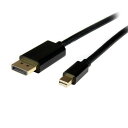 STARTECH.COM LTD MDP2DPMM3M Mini DisplayPort - DisplayPort 1.2 変換ケーブル 3m ブラック 1x ミニディスプレイポート mini DP (オス) - 1x ディスプレイポート DP (オス)(代引不可)(2)