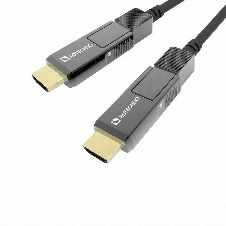 18Gbpsフルスペック対応 高強度光ファイバ脱着式HDMIケーブル 50m商品説明■最大4K UHD@60 4：4：4(18Gbps)対応 ■HDCP(2.2/1.4)/HDR/CEC/ARC対応 ■独自の3層構造被覆で耐圧壊2000N・耐引張800N対応 ■脱着式コネクタ採用 ■優れた電磁両立性(FCC/CE取得) ■機器間での電力不足対策用USB給電ポート搭載商品仕様製品タイプ：HDMIケーブルケーブル長：50m仕様：■最大4K UHD@60 4:4:4(18Gbps)対応 ■HDCP(2.2/1.4)/HDR/CEC/ARC対応 ■独自の3層構造被覆で耐圧壊2000N・耐引張800N対応 ■脱着式コネクタ採用 ■優れた電磁両立性(FCC/CE取得) ■機器間での電力不足対策用USB給電ポート搭載グリーン購入法：非適合VCCI：対象外RoHS指令：RoHS2電気用品安全法(PSE)：対象外J-Moss：対象外消費生活用製品安全法(PSC)：対象外※メーカーの都合によりパッケージ、内容等が変更される場合がございます。当店はメーカーコード（JANコード）で管理をしている為それに伴う返品、返金等の対応は受け付けておりませんのでご了承の上お買い求めください。※キャンセル・返品について商品注文後のキャンセル、返品はお断りさせて頂いております。予めご了承下さい。【代引きについて】こちらの商品は、代引きでの出荷は受け付けておりません。【送料について】北海道、沖縄、離島は送料を頂きます。