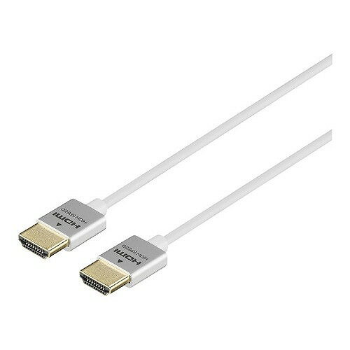 BUFFALO HDMIケーブル スリムタイプ 0.7m ホワイト BSHD3S07WH(代引不可)