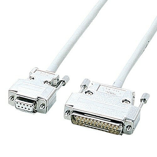 サンワサプライ RS-232Cケーブル 5m KRS-423XF5N(代引不可)【送料無料】