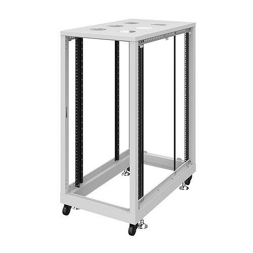 サンワサプライ (別途送料)19インチサーバーラック パネルなし(24U)D1000mm ライトグレー CP-SVN2410NP..