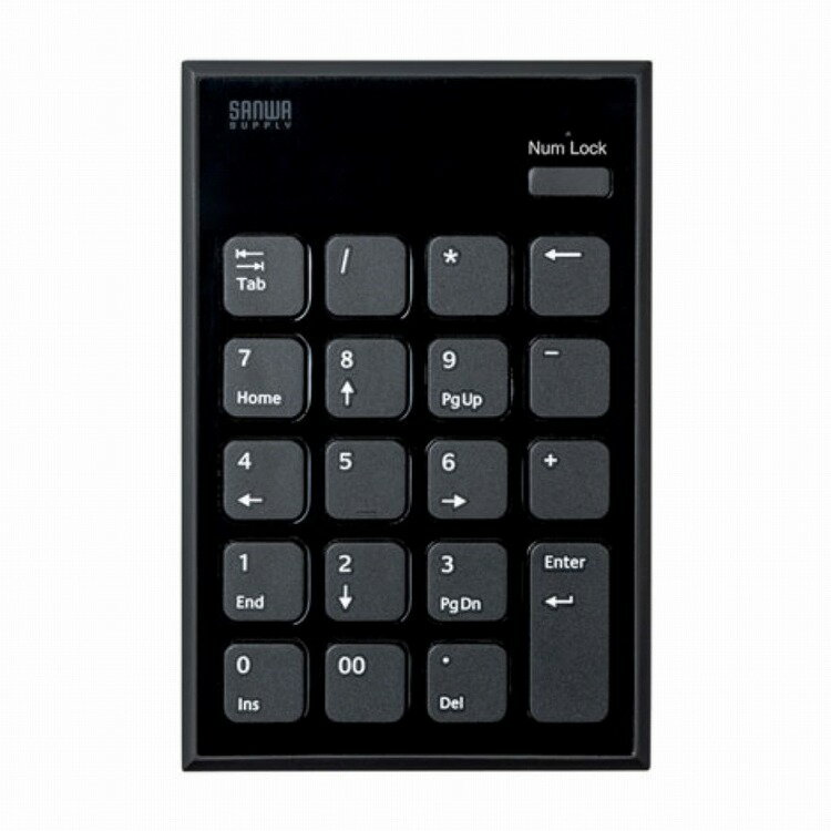 サンワサプライ 静音Bluetoothテンキー NT-BT23BK(代引不可)【送料無料】