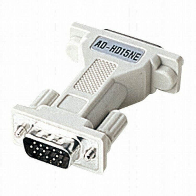 D-sub15pinメス・ミニD-sub（HD）15pinオスコネクタを両端に持つ変換アダプタです。商品説明モニター変換アダプター商品仕様製品タイプ：ケーブルアダプタ仕様：■コネクタ形状:ミニD-sub(HD)15pinオス インチネジ(4...