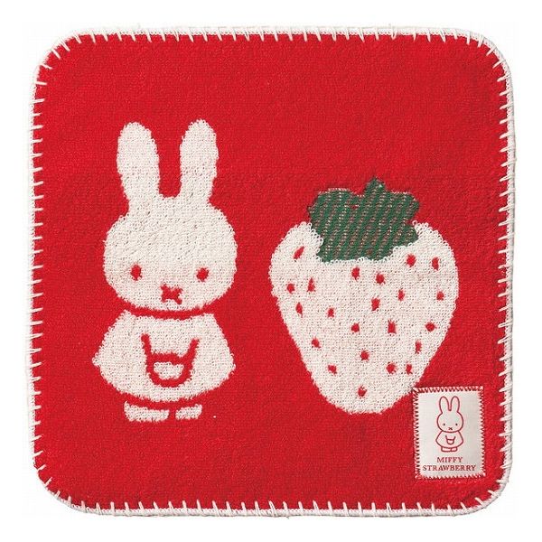 ミッフィー ミニタオル ストロベリー(R) 5805027100 繊維雑貨 ハンカチ 婦人タオルハンカチ(代引不可)