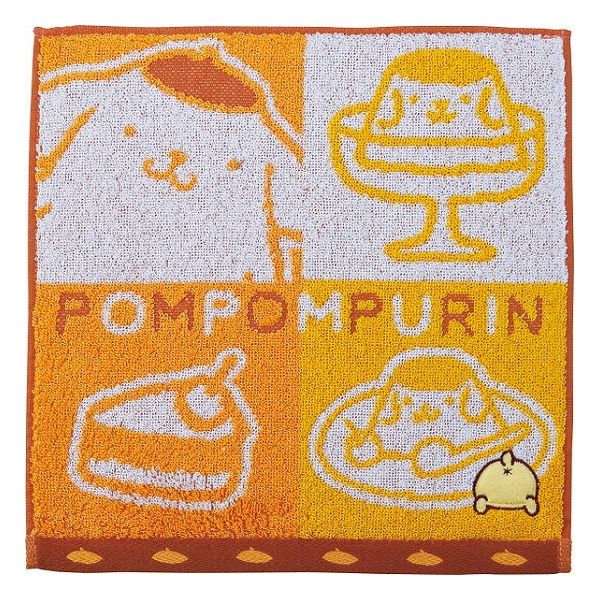 サンリオキャラクターズ タオルハンカチ ポムポムプリン PN201600 繊維雑貨 ハンカチ 婦人タオルハンカチ(代引不可)