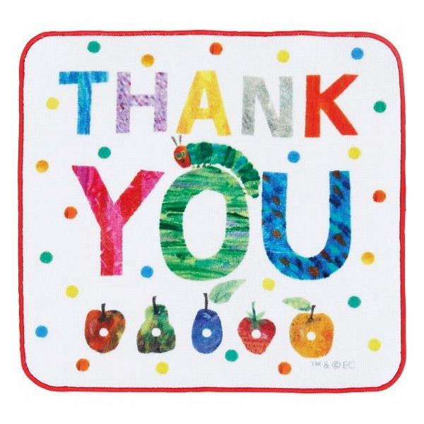 はらぺこあおむし メッセージタオルハンカチ サンキュー PE446000 繊維雑貨 ハンカチ ハンカチ・雑貨セット(代引不可)