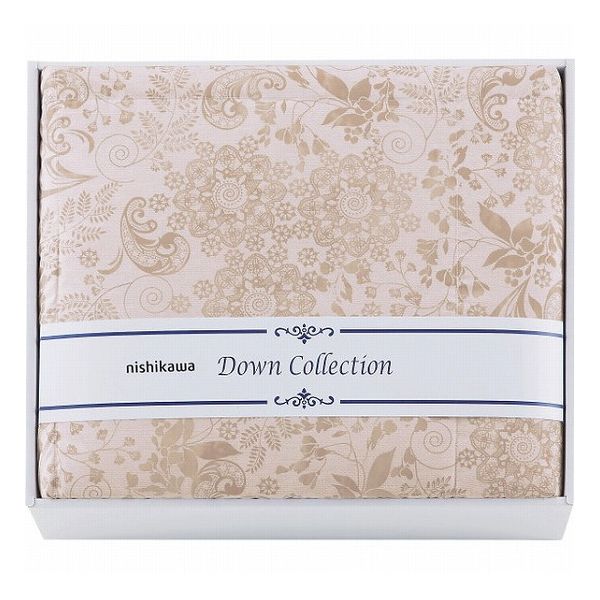 西川 nishikawa 洗えるダウンケット ベージュ YE02025200300 寝装品 布団・ケット 肌布団(代引不可)【送料無料】
