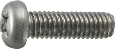 TRUSCO ナベ頭小ネジ チタン サイズM3X12 18本入【TB91-0312】(ねじ・ボルト・