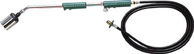 TRUSCO プロパンバーナー ホース5M付 火口径10号【TB-L10-5M】(土木作業・大工用品・プロパンバーナー)..