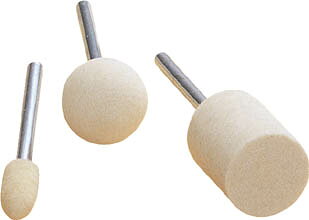 ナカニシ フェルトバフ【53315】(研削研磨用品・フェルト軸付ホイール)