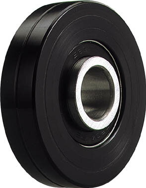 TRUSCO ベストローラー 軽荷重用 Φ45 両側突出タイプ【BR-45VV】(駆動機器・ベアリング・ベアリング)