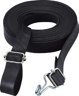 TRUSCO ゴムロープバックル付 幅20mmX長さ1.5m【GR-2015KW】(梱包結束用品・ゴムバンド)